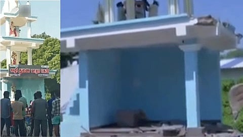 விழுப்புரம் அருகே மாதா கோவில் இடித்து அகற்றம்.. கதறி அழுத பெண்கள்