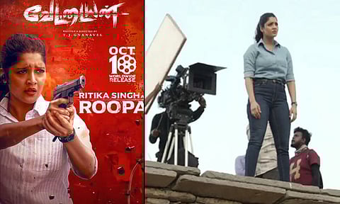 'வேட்டையன்' படத்தில் போலீஸ் அதிகாரியாக மிரட்டும் ரித்திகா சிங்