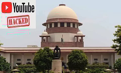 ஹேக் செய்யப்பட்ட சுப்ரீம் கோர்ட்டு யூடியூப் பக்கம்