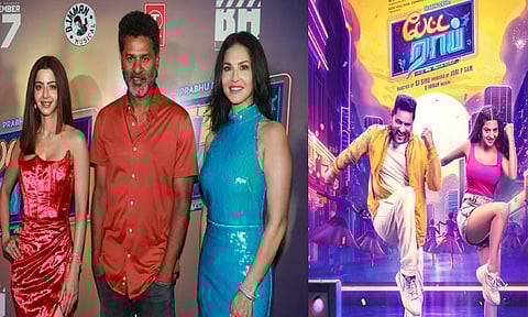 'பேட்ட ராப்' இசை வெளியீட்டு விழா: நடிகை வேதிகாவை பாராட்டிய பிரபுதேவா