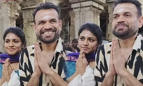 'The Goat' film success: Actor Premji visited Tiruchendur murugan temple with his wife