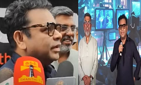 ஏ.ஐ தொழில்நுட்பத்தை பயன்படுத்தி குறைந்த செலவில் படமெடுக்கலாம் - ஏ.ஆர்.ரகுமான்