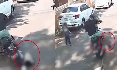 சிறுவன் மீது மோட்டார் சைக்கிள் ஏறி விபத்து - மாணவன் மீது வழக்குப்பதிவு