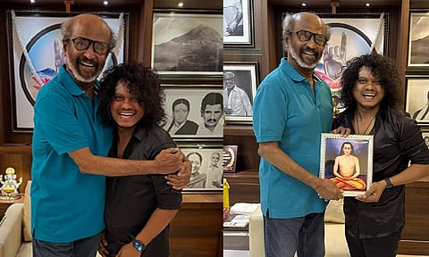 ரஜினிகாந்தை சந்தித்து வாழ்த்து பெற்ற நடிகர் புகழ்