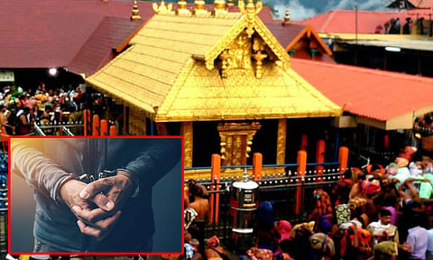 சபரிமலை அய்யப்பன் கோவிலில் உண்டியல் பணம் திருட்டு: தென்காசி வாலிபர் கைது