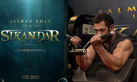 'சிக்கந்தர்' படம் : தீவிர உடற்பயிற்சியில் சல்மான் கான்