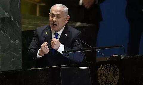 அவர்கள் சொன்னது எல்லாமே பொய்.. மறுப்பு தெரிவிக்கவே வந்தேன்: ஐ.நா. சபையில் இஸ்ரேல் பிரதமர் பேச்சு