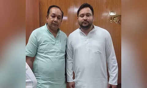 பீகாரில் நடைப்பயிற்சியில் ஈடுபட்ட ஆர்.ஜே.டி. தலைவர் மீது துப்பாக்கி சூடு