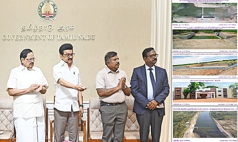 நீர்வளத்துறை சார்பில் நிறைவேற்றப்பட்ட ரூ.83.19 கோடி மதிப்பிலான திட்டப்பணிகள் - முதல்-அமைச்சர் திறந்து வைத்தார்