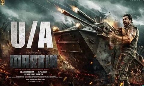 "மார்ட்டின்" திரைப்படத்திற்கு 'யு/ஏ' சான்றிதழ் வழங்கிய தணிக்கை குழு