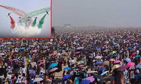 சென்னை வான் சாகச நிகழ்ச்சியை 15 லட்சம் பேர் கண்டு களித்தனர்: விமானப்படை தலைமைத் தளபதி நெகிழ்ச்சி