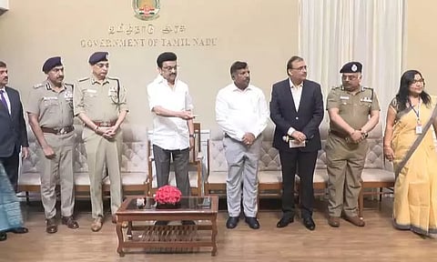 காவல்துறை சார்பில் கட்டப்பட்டுள்ள புதிய கட்டடங்கள் - முதல்-அமைச்சர் மு.க.ஸ்டாலின் திறந்து வைத்தார்