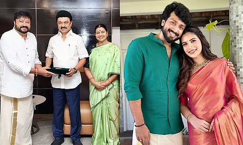 மகனின் திருமணத்திற்கு முதல்-அமைச்சருக்கு அழைப்பிதழ் வழங்கிய நடிகர் ஜெயராம்