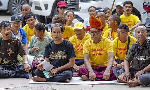 டெல்லி லடாக் பவனில் 4-வது நாளாக சோனம் வாங்சுக் உண்ணாவிரதம்