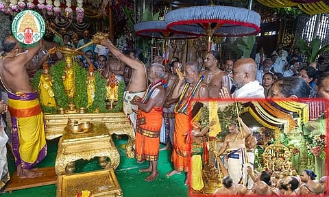 திருப்பதி கோவிலில் சக்கரத்தாழ்வார் தீர்த்தவாரி: பிரம்மோற்சவ விழா நிறைவு பெற்றது