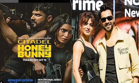 சமந்தா நடித்த 'சிட்டாடல்: ஹனி பன்னி' டிரெய்லர் வெளியீடு