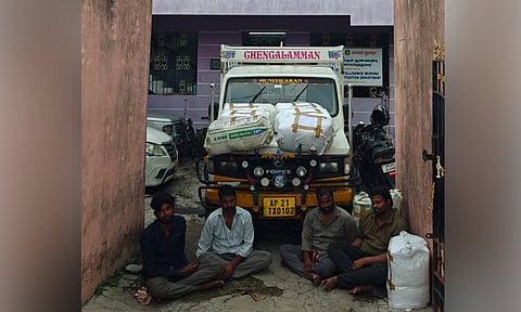 ஆந்திராவிலிருந்து சென்னைக்கு கடத்தி வந்த 200 கிலோ கஞ்சா பறிமுதல்