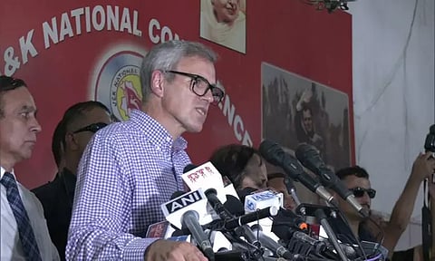 எங்களை முஸ்லிம் கட்சி என்றார்கள்; இந்து ஒருவரை துணை முதல்-மந்திரி ஆக்கியிருக்கிறோம்: உமர் அப்துல்லா