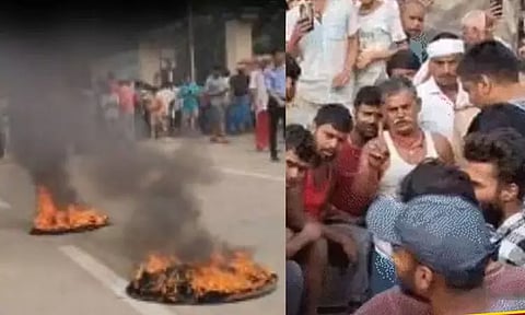 பீகாரில் சாமி சிலைகள் உடைப்பு.. கொதித்தெழுந்த பொதுமக்கள்