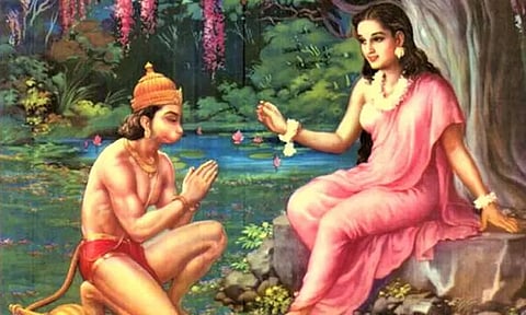 வினைப்பயனால் ஏற்படும் துன்பங்கள்.. அனுமனுக்கு உபதேசித்த சீதை