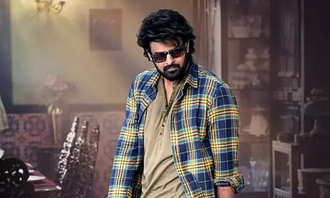 Prabhas in a new look - 'Raja Saab' team gives update by releasing photo