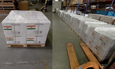 பாலஸ்தீனத்துக்கு 30 டன் நிவாரண பொருட்களை அனுப்பிய இந்தியா