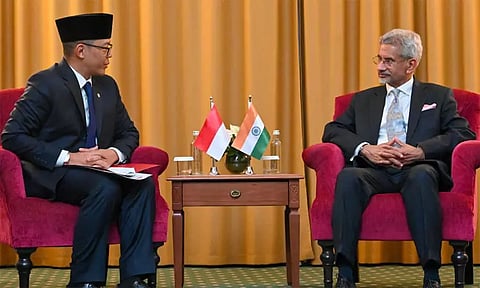 இந்தோனேசிய வெளியுறவுத்துறை மந்திரியுடன் ஜெய்சங்கர் சந்திப்பு