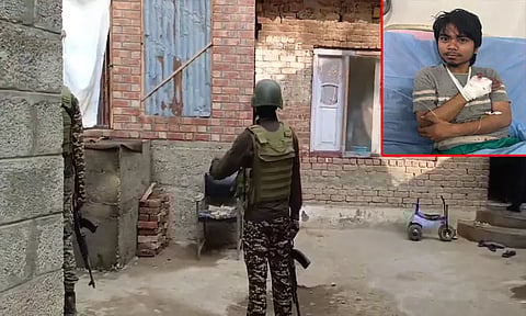 ஜம்மு-காஷ்மீர்: பயங்கரவாதிகள் நடத்திய துப்பாக்கி சூட்டில் உ.பி. தொழிலாளி காயம்