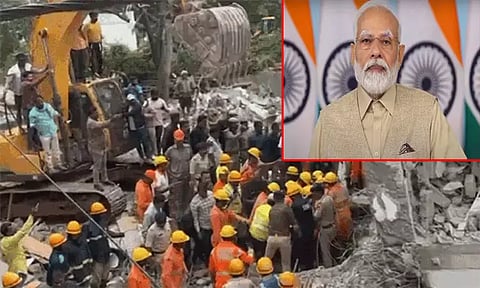 பெங்களூரு அடுக்குமாடி கட்டிட விபத்தில் உயிரிழந்தவர்கள் குடும்பத்திற்கு நிதியுதவி அறிவித்த பிரதமர் மோடி