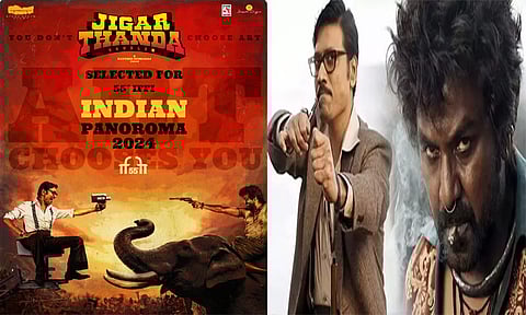 55-வது இந்திய திரைப்பட விழா: 'ஜிகர்தண்டா டபுள் எக்ஸ்' படம் தேர்வு