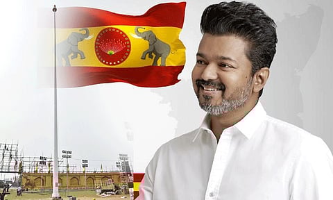 "நாளை மாநாட்டில் மாபெரும் அரசியல் சரித்திரத்தை நிகழ்த்திக் காட்டுவோம்.." - விஜய்