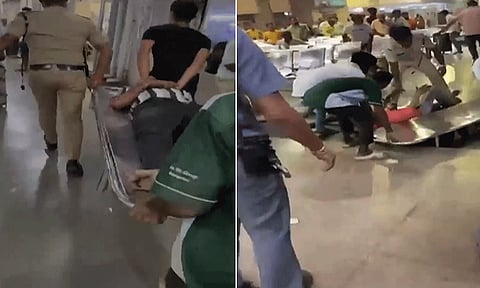 மும்பையில் ரெயில் நிலையத்தில் ஏற்பட்ட கடும் கூட்ட நெரிசல் - 9 பேர் படுகாயம்