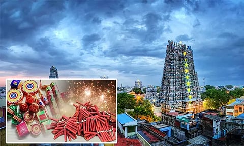 மீனாட்சி அம்மன் கோவில் அருகே பட்டாசு வெடிக்கக்கூடாது - கோவில் நிர்வாகம் அறிவுறுத்தல்