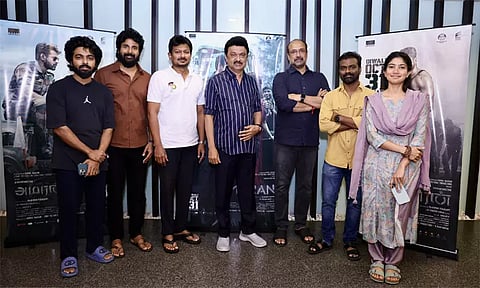 நடிகர் சிவகார்த்திகேயனின் 'அமரன்' படத்திற்கு முதல்-அமைச்சர் மு.க.ஸ்டாலின் வாழ்த்து