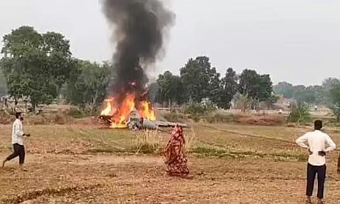 ஆக்ரா அருகே மிக்-29 போர் விமானம் விபத்து