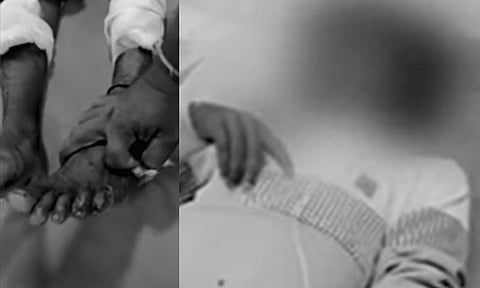 சிறுவன் மீது தாக்குதல்: உறவினர்கள் சாலை மறியல் - போலீசாருடன் வாக்குவாதம்