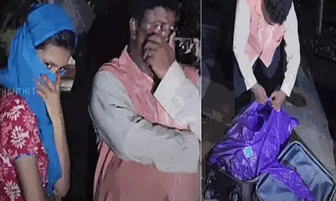 பெண்ணை கொலை செய்து சூட்கேசில் கொண்டு வந்த வழக்கில் திடீர் திருப்பம்