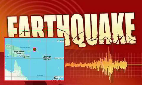 பப்புவா நியூ கினியாவில் கடுமையான நிலநடுக்கம்; ரிக்டரில் 6.1 ஆக பதிவு
