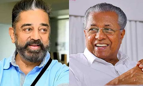 கமல்ஹாசனுக்கு கேரள முதல்-மந்திரி பினராயி விஜயன் பிறந்தநாள் வாழ்த்து