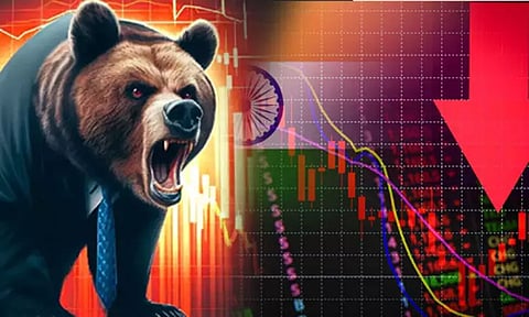 2 நாட்கள் ஏற்றத்திற்கு பிறகு சரிவுடன் வர்த்தகமாகும் இந்திய பங்குச்சந்தை