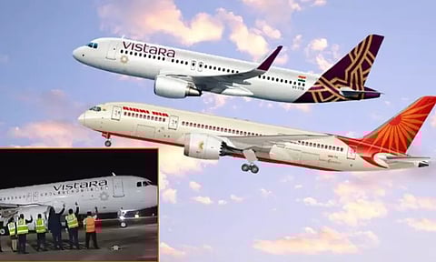 ஏர் இந்தியாவுடன் இணைந்தது விஸ்தாரா.. தோஹாவில் இருந்து மும்பை வந்த முதல் விமானம்