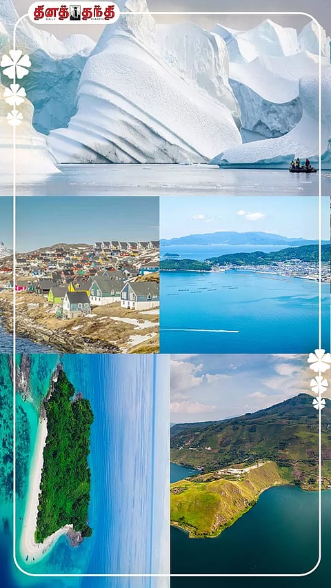 ஆச்சரியமூட்டும் வகையில் உலகின் மிகப் பெரிய தீவுகள்.!!