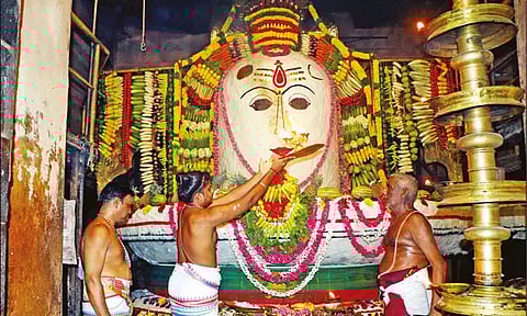 தஞ்சை பெரிய கோவிலில் பெருவுடையாருக்கு அன்னாபிஷேகம்: திரளான பக்தர்கள் தரிசனம்