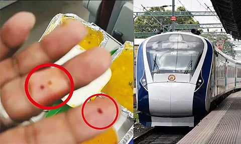 வந்தே பாரத் ரெயிலில் வழங்கப்பட்ட உணவில் வண்டு: உணவு விநியோகம் செய்த நிறுவனத்துக்கு ரூ.50,000 அபராதம்