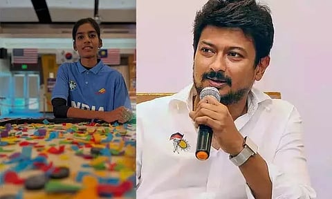 உலக கேரம் போட்டி: 3 தங்கம் வென்ற தமிழக வீராங்கனைக்கு உதயநிதி ஸ்டாலின் வாழ்த்து