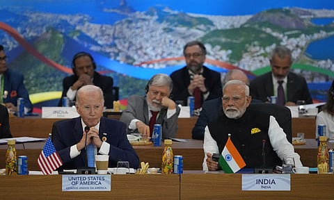 போர்களால் உணவு, எரிபொருள், உரம் தட்டுப்பாடு ஏற்படும் சூழல்; ஜி20 உச்சிமாநாட்டில் பிரதமர் மோடி பேச்சு