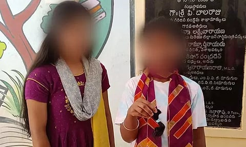 பள்ளிக்கு தாமதமாக வந்ததால் மாணவிகளின் தலைமுடியை வெட்டிய ஆசிரியர் - அதிர்ச்சி சம்பவம்