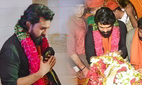 Actor Ram Charan worshipped at the dargah