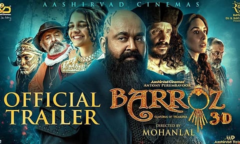 வெளியானது மோகன்லால் நடித்துள்ள 'பரோஸ்' படத்தின் டிரெய்லர்