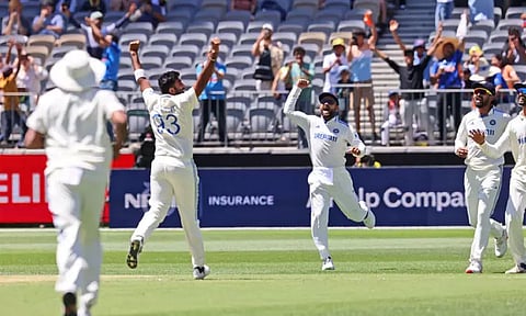 பெர்த் டெஸ்ட்: பும்ரா அசத்தல் பந்துவீச்சு... ஆஸ்திரேலியா 104 ரன்களில் ஆல் அவுட்